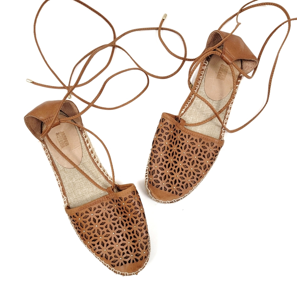 Anthropologie Jasper & Jeera Espadrilles Tan 7